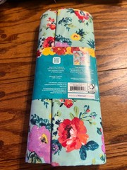 NEW Pioneer Woman “Sweet Romance” 100% Cotton Fabric 44″ x 3 yards TEAL Floral