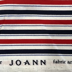 Joann Exclusive Patriotic Stripe Fabric Red White Blue Cotton USA 36L x 43W