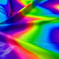 Stretch Spandex Fabric Psychedelic Multicolor Print 60″wide by yard for Swimwear