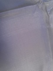 Beautiful Navy Blue Satin Stripe Tone On Tone Fabric 5 + Yards