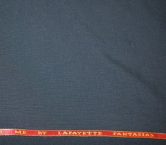 Lafayette Fantasia’s Navy Blue Medium Weight Wool Suiting Fabric 60″ Wide BTY