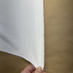 Japanese Triacetate Satin/ Dull Face Heavy Crepe /56” W/ Ivory