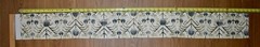 Zak+Fox KHOTAN — Indigo & Green Cotton/Linen Print Fabric LOT 16 LARGE REMNANTS