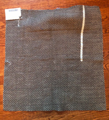 HIGHLAND COURT Isole in Chocolate 24 1/4 x 26 1/4″ Heavy Woven Fabric Sample