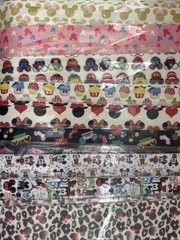 Disney Characters Ears Bows Faux Leather Sheets A4 20x30cm 8×12 9 Styles Lot 20