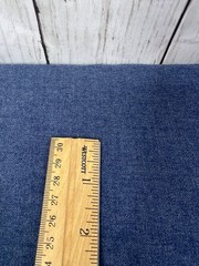 Fabric Blue Woven Poly Wool Blend 2 Yards 58″ Wide Quilt Sew Unbranded Heavy