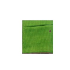 Vintage Green 100% Pure Silk Handwoven Sari Remnant 5YD Craft Fabric Silk Scrap