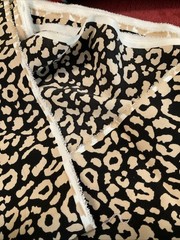 58” X 3 Yards Silky Dress Fabric Animal Print Lightweight