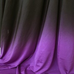 1 Yard X 1.5 meter Purple Black Ombre knit Fabric Polyester Spandex Fabric Dance