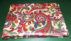 Stanley King Studio Warm PAISLEY Print Upholstery Fabric DuPont Teflon 4+ Yards
