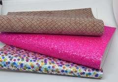 6 Sheets Faux Leather, Glitter Sheets, 8×11” Lot Of Leatherette, Faux Leather A2