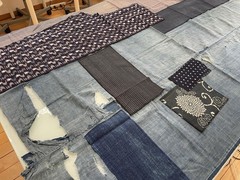 Stunning Artistic Japanese BORO Textile & Vintage Mending Kit Set