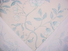 5-1/8Y GP & J Baker PP50345 Opera Trail Aqua Country English Upholstery Fabric