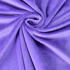 Purple Super Soft Minky Fabric by the Yard, 36″X60″ | Short Pile Smooth Plush Ma