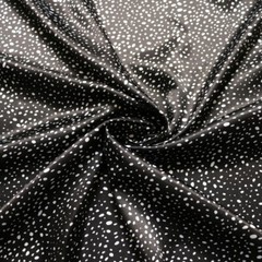 By Yard Geometric Satin Fabric Silky Charmeuse Material Polka Dots