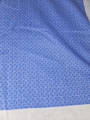 VTG Spring Industries “Quilters Only” Red & Blue Rectangles Cotton Fabric 4 Yrds