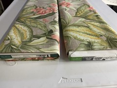 Outdoor Fabric Lot Tropical Floral 2+ Yards Solarium UV Resistant Patio Cushion