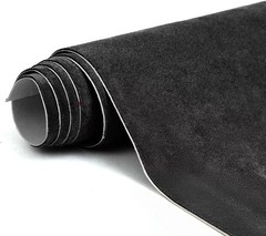 Black Suede Fabric Wrap – 17×70 inch Suede Wrap for Car Interior – Self-Adhes…