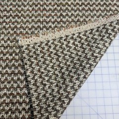 Fabric Remnant Chevron Multi Color Tweed Soft Material About 3/4yd 55” Wide