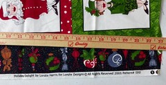 HOLIDAY DELIGHT Quilt Panel Loralie Harris Fabric Cotton Ladies 23”x43.5”
