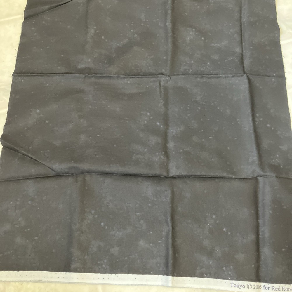 Cotton Fabric 1/4 yard Black Tone on Tone Tokyo for Red Rooster Fabrics