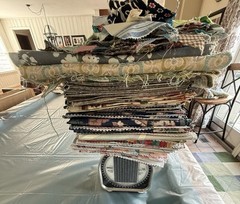 Lot Fabric Quilt Craft Sewing Small – Large 7.5 Pounds Vintage Lot NOS Pre owned