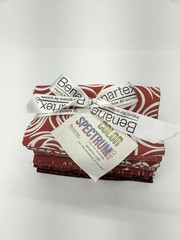 Benartex Color Spectrum Red 10 Fat Quarters Quilting Fabric