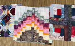 Lot of 12 Quilt Squares Machine Sewn 12” X 12”