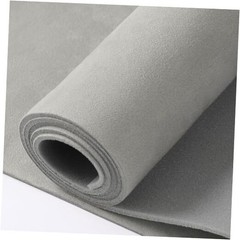 Suede Auto Headliner Fabric 108″ L × 60″ W with Foam 60″ x 72″ Light Gray