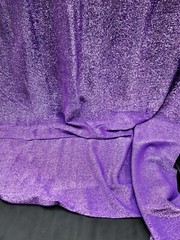Shimmering Lavender Lame Fabric Sold By The Yard Sewing Crafts Light Weight