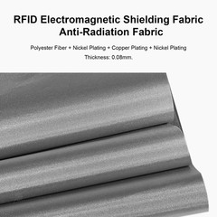 Shielding Electromagnetic Blocking Cloth Shield Blocker 43″x39″ Conductive