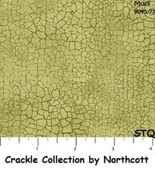 Crackle Tonal Quilt fabric Cotton by Northcott Shadow Pine Needle Green 9045-78