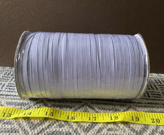 Bulk Textile Elastic Band Roll Gray 5 mm just under 1/4″