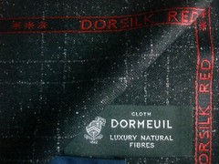 DORMEUIL 100% SUPER 130’s MERINO WOOL WORSTED SUITING FABRIC AQUAPLAN – 3.35 m