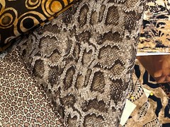 Fabric Bundle Quilters Cotton Quality Animal Prints, Browns Earthy Tones