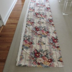 RALPH LAUREN VTG. FABRIC 10.4 YDS. SIMILAR TO DYLAN’S GROVE FLORAL/STRIPE