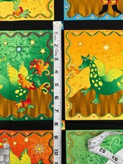 The Bravest Dragon, Avlyn Fabric, Nancy Smith, Lynda Milligan, Panel, Fairytale