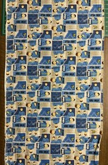 Rare Licensed Star Trek Spock McCoy COTTON FABRIC BTHY