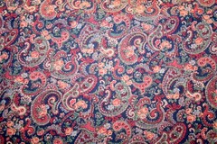 PAISLEY IN PINK AND BLUE FROM PETER PAN FABRICS – 100% COTTON FABRIC