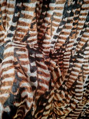 120cm*300cm Textured Cotton Fabric with Bold Animal Print