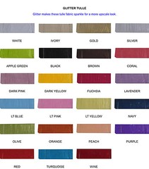 GLITTER Tulle Fabric SPOOL 6″X10yds Wedding Bridal Party Decoration Tutu Craft