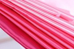 Pink Bridal Satin Fabric by the Yard, Silky Satin for Dresses and Decor