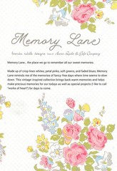Memory Lane Moda Charm Pack 42 100% Cotton 5″ Precut Fabric Squares
