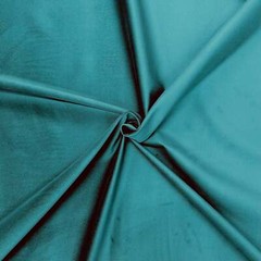 Teal Modern Solid Velvet Fabric 54″