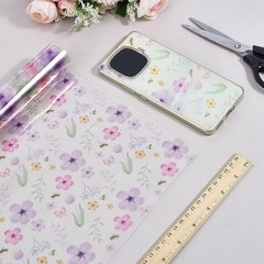Printed TPU Jelly Faux Leather Fabric,79x13inch TPU Embroidery Material Color…