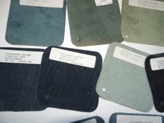 LACKAWANNA LEATHER SUEDE FINE CALFSKIN 18 COLORS, blue green NEW 4.5″