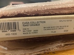 Casa Collection Toast Organza – Almost 30 Yards