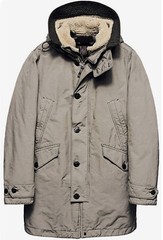 WR Vintage Dust Color Microfiber Conjugated Yarn Field Jacket Trench Coat Fabric