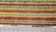 3 Yards – Jo-Ann Fabrics Exclusive Fabric, Cotton, Multicolor Stripe NEW
