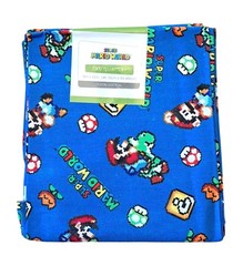 Super Mario World Fat Quarter Fabric Bundle 18″ X 21″ 100% Cotton Blue Nintendo